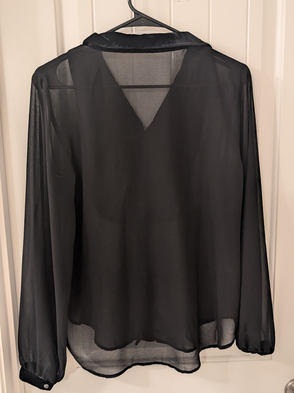 GAP 🦋 Classic Velvet Bib / Perfect Shirt 🖤 Size Small 🖤 Like New - Picture 6 of 7